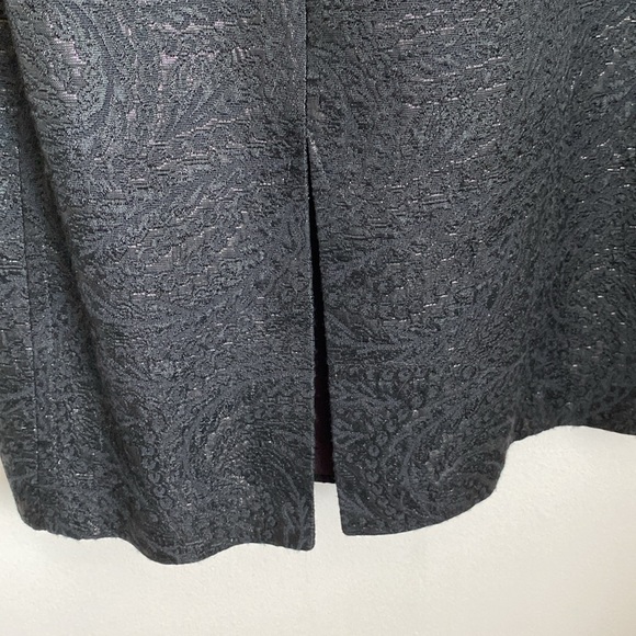 🖤👗Franco Mirabelli shimmery black midi dress and matching jacket size 10. - Picture 8 of 16
